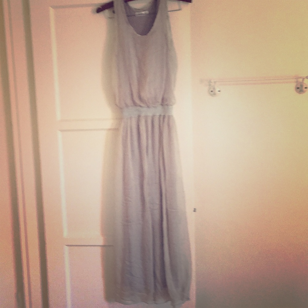 Silk long dress